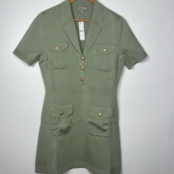 J.Crew Sizes XXS, M Short sleeve Mini Lady Jacket Dress In Green - Picture 1 of 6